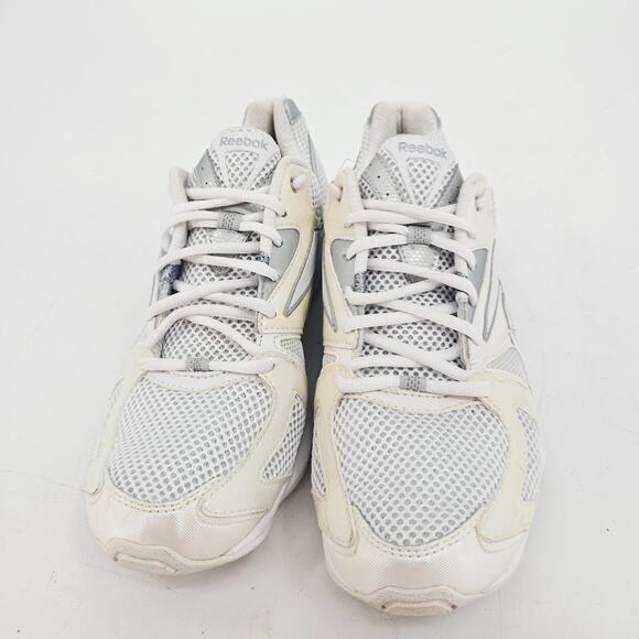 Y2K Reebok EasyTone Smooth Fit Athletic Walking Sneaker Shoe White Womens 8.5 - Picture 2 of 9